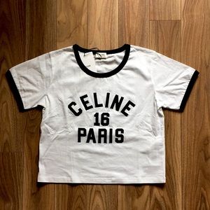 Celine 16 Paris Ladies Low Bottom T-Shirt XS/S